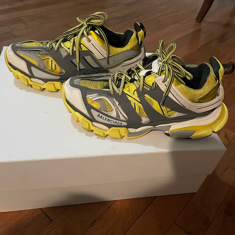 Balenciaga Sneaker- Size 11US/41.5 EU- Yellow, Gray & White